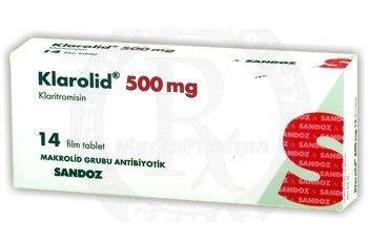 KLAROLΔ°D 500 MG ΡΠ°Π±Π»Π΅ΡΠΊΠΈ ΠΏΠΎΠΊΡΡΡΡΠ΅ ΠΎΠ±ΠΎΠ»ΠΎΡΠΊΠΎΠΉ (14 ΡΠ°Π±Π»Π΅ΡΠΊΠΈ)