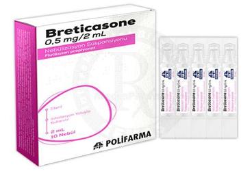 BRETICASONE 0,5 MG/2 ML NEBULIZASYON суспензияU