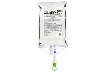 DIANEFROL 4 %2,27 GLUKOZ ICEREN PERITON DIYALIZ COZELTISI TEKLI TORBA 6000 ML