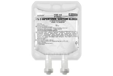 POLIFLEKS % 3 SODYUM KLORUR SOL. 150 ML(PVC TORBA) SETLI