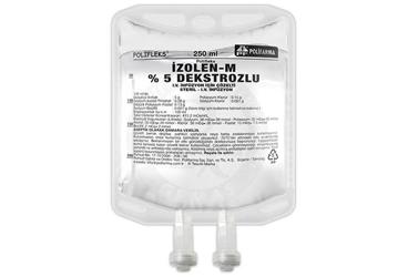 POLIFLEKS IZOLEN-M %5 DEKSTROZLU 250 ML PVC SOLUSYON(SETLI)