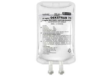 POLIFLEKS DEKSTRAN 70 IZOTONIK SOLUSYON 500 ML PVC SETLI