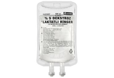 POLIFLEKS % 5 DEKSTROZ LAKTATLI RINGER внутривенная инфузия ICIN COZELTI 500 ML TORBA SETLI