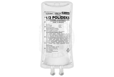 POLIFLEKS 1/3 POLIDEKS IV INF. ICIN COZ. 1000 ML SETSIZ PVC