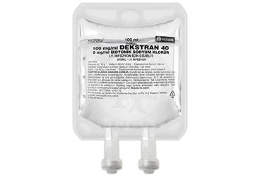 POLIFLEKS DEKSTRAN 40 IZOTONIK SODYUM KLORUR SOLUSYON 100 ML SETSIZ(PVC)