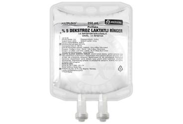 POLIFLEKS % 5 DEKSTROZ LAKTATLI RINGER внутривенная инфузия ICIN COZELTI 250 ML TORBA SETLI
