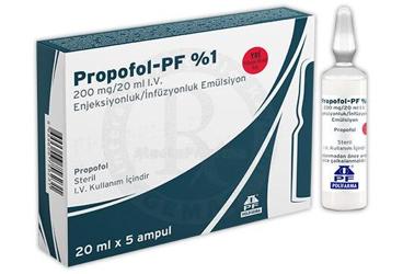 PROPOFOL-PF %1 200 MG/20 ML I.V. ENJEKSIYONLUK/ INFUZYONLUK эмульсия (5 ампулы)