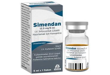 SIMENDAN 12.5 MG/5 ML I.V. раствор для инфузий HAZIRLAMAK ICIN KONSANTRE
