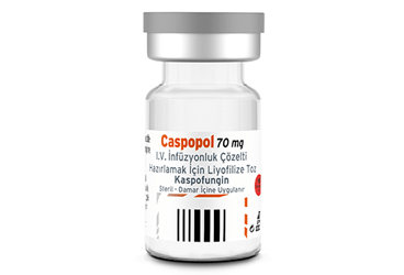 CASPOPOL 70 MG IV раствор для инфузий HAZIRLAMAK ICIN лиофилизированный порошок