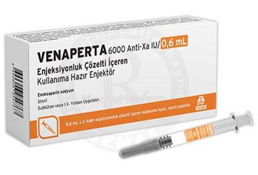 VENAPERTA 6000 ANTI-XA IU/0,6 ML раствор для инъекций ICEREN готовый к применению шприц-ручка (2 adet)