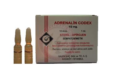ADRENALIN COD.GALEN 0,5 MG 10 ампулы