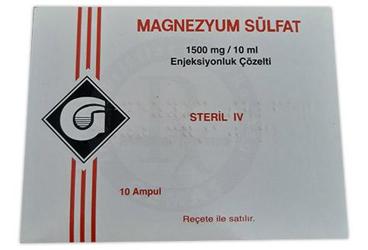 MAGNEZYUM SULFAT 1500 MG /10 ML раствор для инъекций (10 AMP)