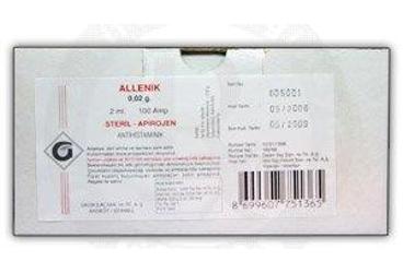 ALLENIK 20 MG 2 ML 100 ампулы