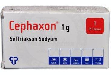 CEPHAXON 1 G IM раствор для инъекций HAZIRLAMAK ICIN порошок VE COZUCU