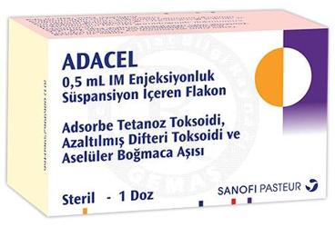 ADACEL 0,5 ML IM ENJ. ICIN SUS. ICEREN флакон