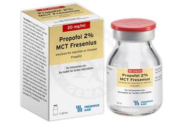 PROPOFOL %2 MCT/LCT FRESENIUS 1000 MG/50 ML ENJEKSIYONLUK/INFUZYONLUK эмульсия (10 флакон)