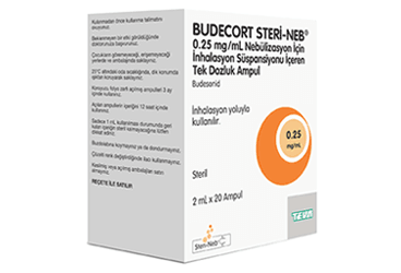 BUDECORT STERI-NEB 0,25 MG/ML NEBULIZASYON ICIN INHALASYON суспензияU ICEREN TEK DOZLUK 20 ампулы