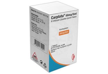 CARPLATU 50 MG/5 ML I.V. INFUZYON COZELTISI ICEREN флакон