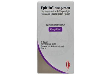 EPIRITU 50 MG/25 ML IV INTRAVEZIKAL INFUZYON ICIN KONSANTRE COZELTI ICEREN 1 флакон