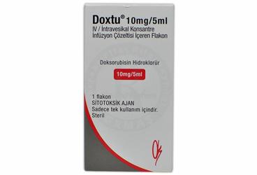 DOXTU 10 MG/5 ML IV/INTRAVESIKAL KONSANTRE INFUZYON COZELTISI ICEREN флакон