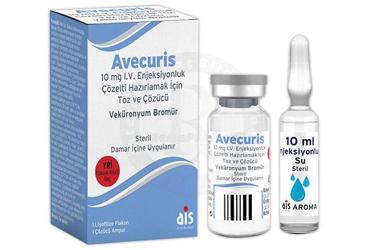 AVECURIS 10 MG IV раствор для инъекций HAZIRLAMAK ICIN порошок VE COZUCU (1 флакон+1 COZUCU ампулы)