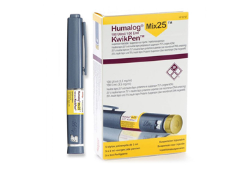 HUMALOG MIX 25 KWIKPEN 100IU/ML SC готовый к применению SUS.ICEREN ENJ.KALEMI (5 ENJEKSIYON KALEMI)