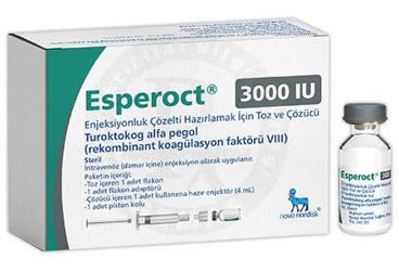 ESPEROCT 3000 IU раствор для инъекций HAZIRLAMAK ICIN порошок VE COZUCU (1 флакон)
