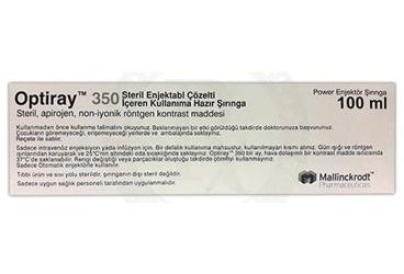 OPTIRAY 350 MG/ML раствор для инъекций ICEREN готовый к применениюшприц-ручка 100 ML 1 шприц-ручка