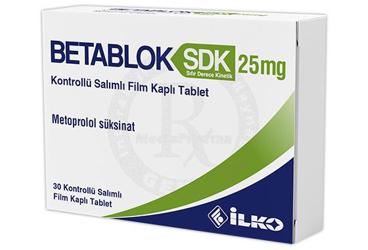 BETABLOK SDK 25 MG KONTROLLU SALIMLI таблетки покрытые оболочкой (30 таблетки)