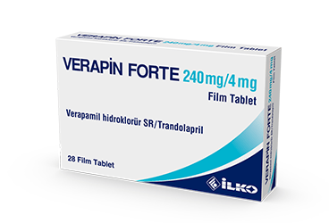 VERAPIN Forte 240 MG/4 MG 28 таблетки покрытые оболочкой