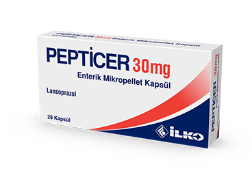 PEPTICER 30 MG 28 ENTERIK микропеллеты капсулы