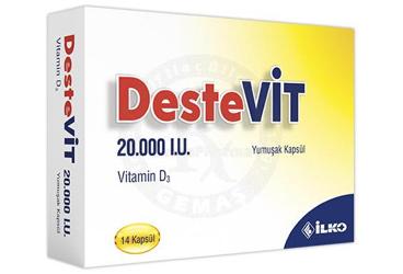 DESTEVIT 20.000 I.U. ΠΌΡΠ³ΠΊΠΈΠ΅ ΠΊΠ°ΠΏΡΡΠ»Ρ (14 ΠΊΠ°ΠΏΡΡΠ»Ρ)