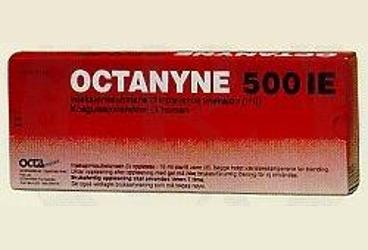 OCTANINE F 500 IU/5 ML IV раствор для инъекций HAZIRLAMAK ICIN порошок VE COZUCU