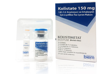 KOLISTATE 150 MG IM/IV ENJ. VE INHALASYON ICIN лиофилизированный порошок ICEREN флакон