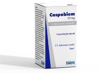 CASPOBIEM 50 MG I.V INFUZYON ICIN лиофилизированный порошок 1 флакон