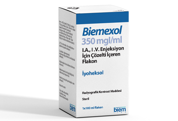 BIEMEXOL 350 MGI/ML IA, IV, INTRATEKAL ENJEKSIYON ICIN COZELTI ICEREN 50 ML 1 флакон