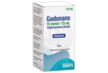 GADONANS 15 MMOL/15 ML раствор для инъекций (15 ML)