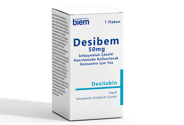 DESIBEM 50 MG раствор для инфузий HAZIRLAMADA KULLANILACAK KONSANTRE ICIN порошок (1 флакон)