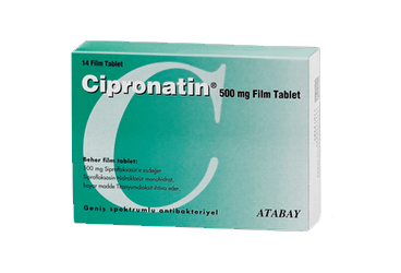 CIPRONATIN 500 MG 14 таблетки