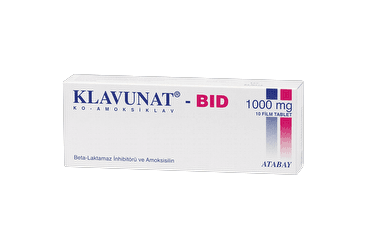 KLAVUNAT BID 1GR 10 таблетки