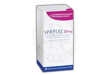 SPRYCEL 20 MG 60 таблетки покрытые оболочкой