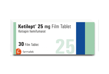 KETILEPT 25 MG таблетки покрытые оболочкой (30 таблетки)