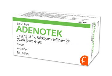 ADENOTEK 6 MG/2ML IV ENJ/INF. ICIN COZ. ICEREN 1 ампулы