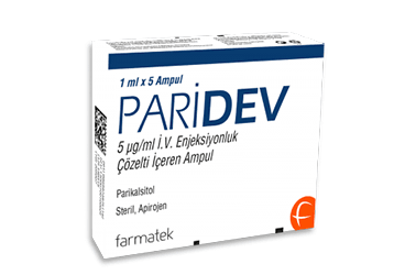 PARIDEV 5 MCG/ML IV раствор для инъекций ICEREN ампулы 1 ML 5 ампулы