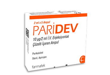 PARIDEV 10 MCG/2 ML IV раствор для инъекций ICEREN ампулы 2 ML 5 ампулы