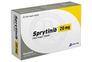 SPRYTINIB 20 MG таблетки покрытые оболочкой (30 таблетки)