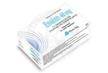 ESELAN 40 MG IV ENJEKSİYON İÇİN лиофилизированный порошок İÇEREN флакон