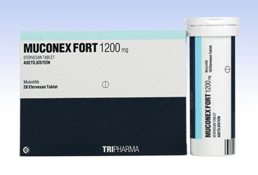 MUCONEX Forte 1200 MG 20 шипучие таблетки
