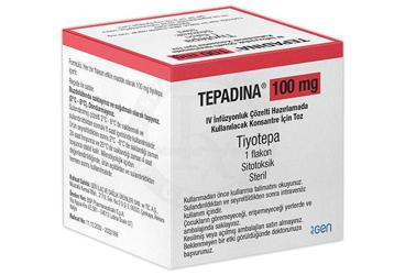 TEPADINA 100 MG IV раствор для инфузий HAZIRLAMADA KULLANILACAK KONSANTRE ICIN порошок (1 флакон)