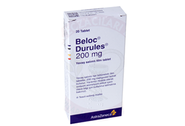 BELOC DURULES 200 MG 20 YAVAS SALIMLI таблетки покрытые оболочкой